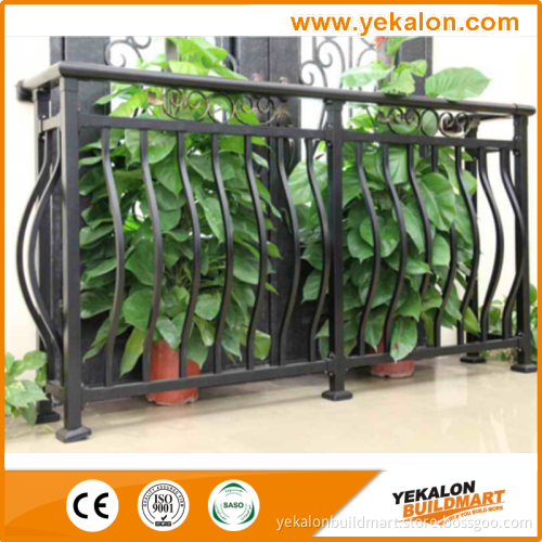 Yekalon 2016 New Design Secure Balcony Zinc-steel Railing